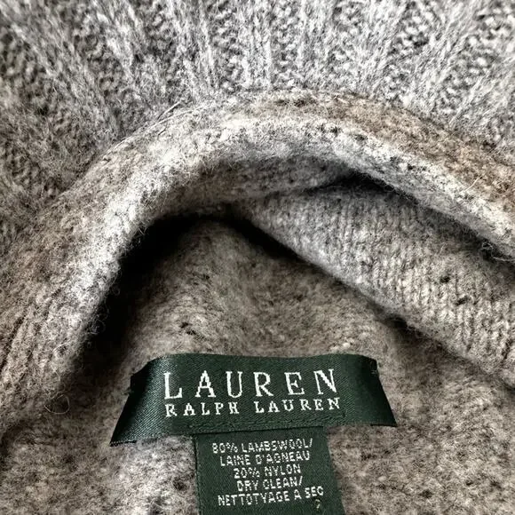Lauren Ralph Lauren Lambs Wool Winter Billed Hat Cap One Size